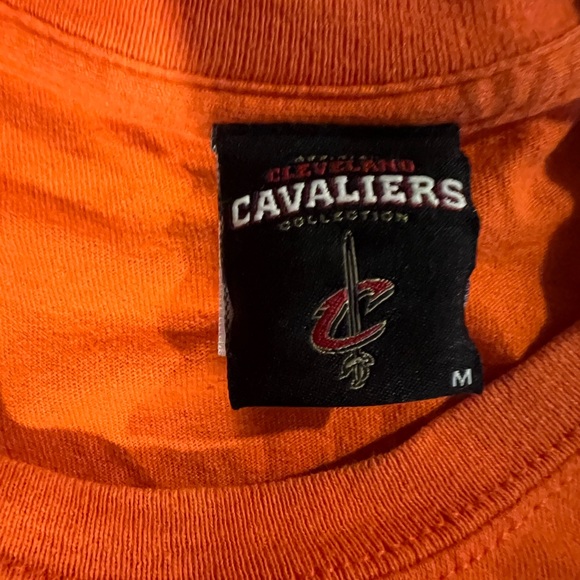 Cleveland Cavaliers Shirt Mens MEDIUM Orange Short Sleeve NBA Cavs #33 O’Neil - Picture 4 of 11